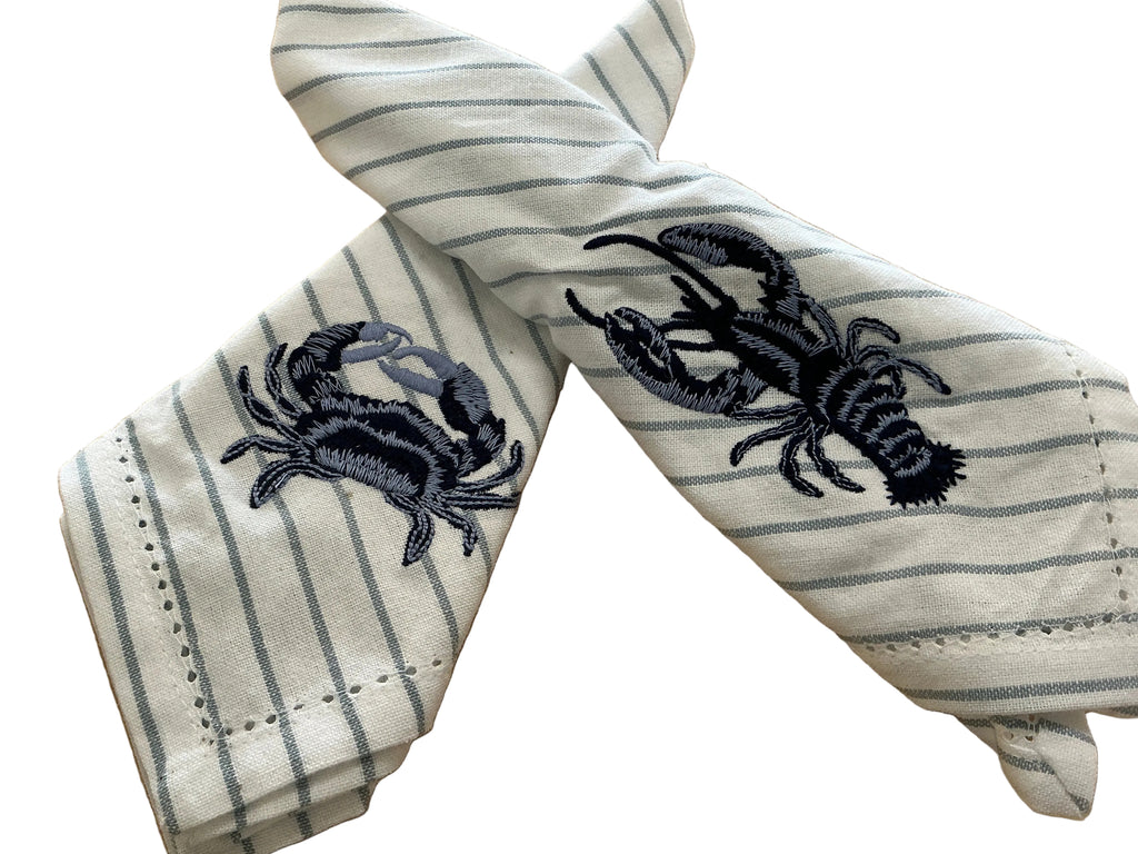Crab and Lobster Napkins