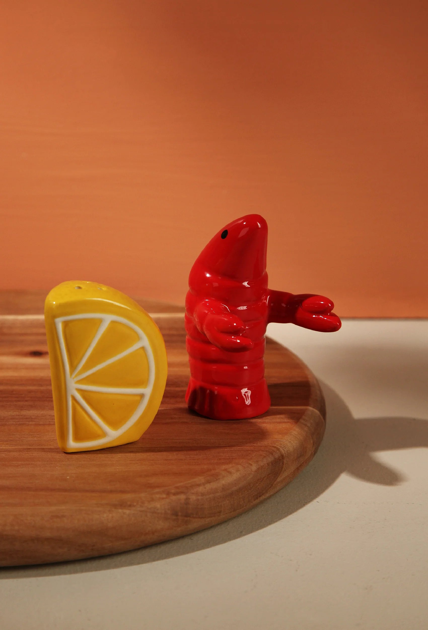 Prawn & Lemon Salt and Pepper Shaker Set