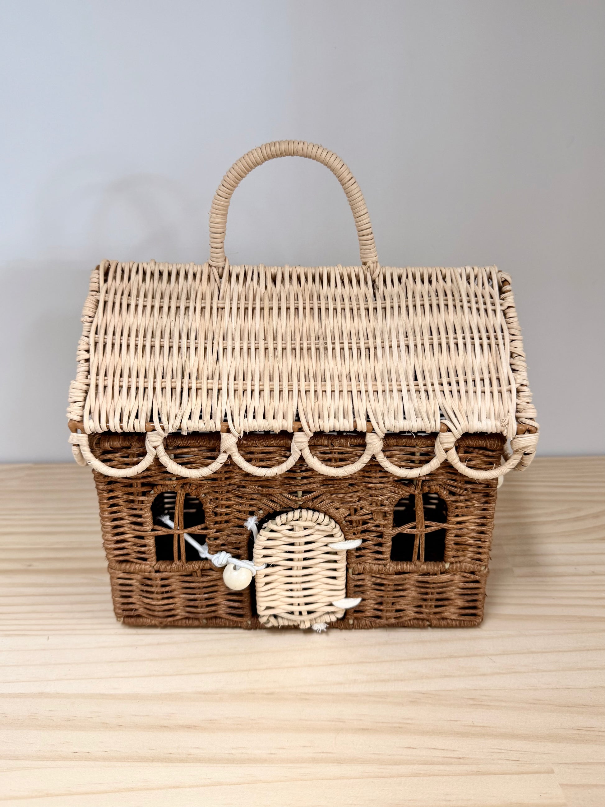 Woven House Basket