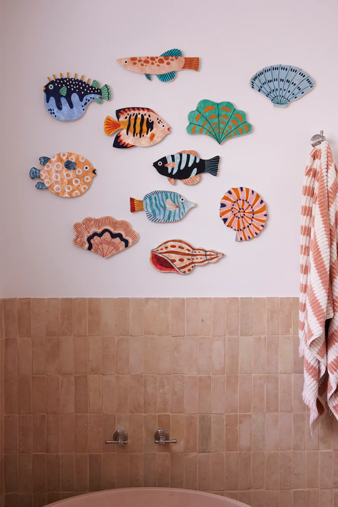 Blush Shell Wall Art
