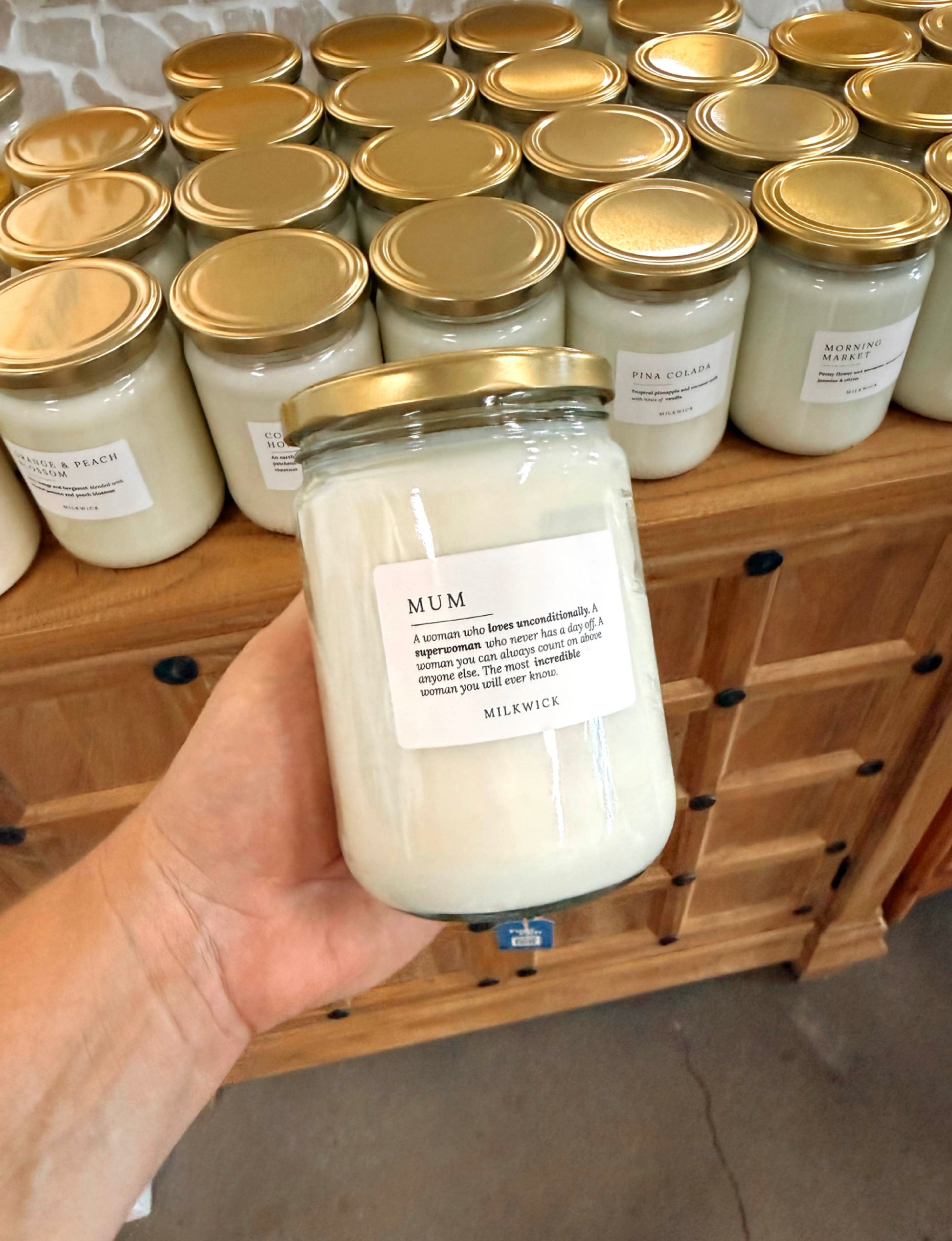 Milkwick Candle