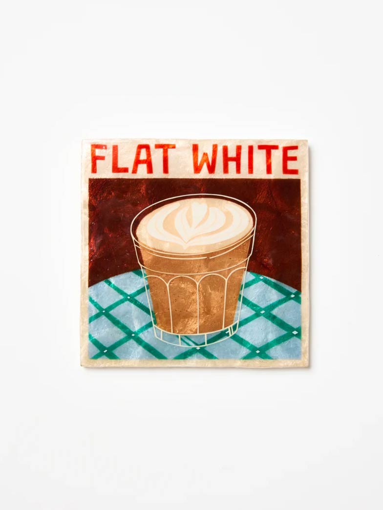 Flat White Wall Art