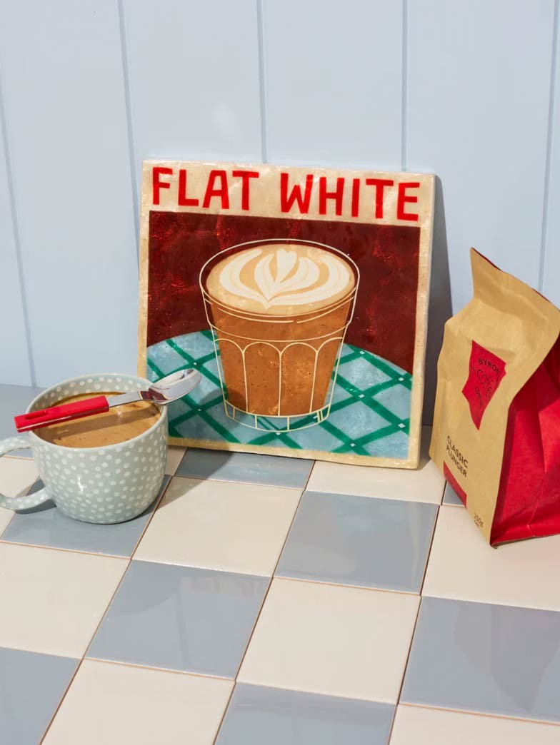 Flat White Wall Art